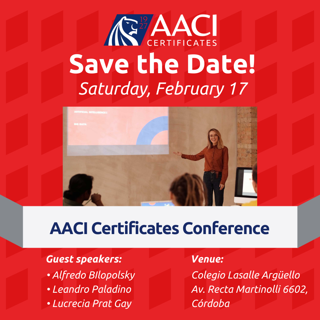 17 de Febrero AACI Certificates Conference en Córdoba AACI