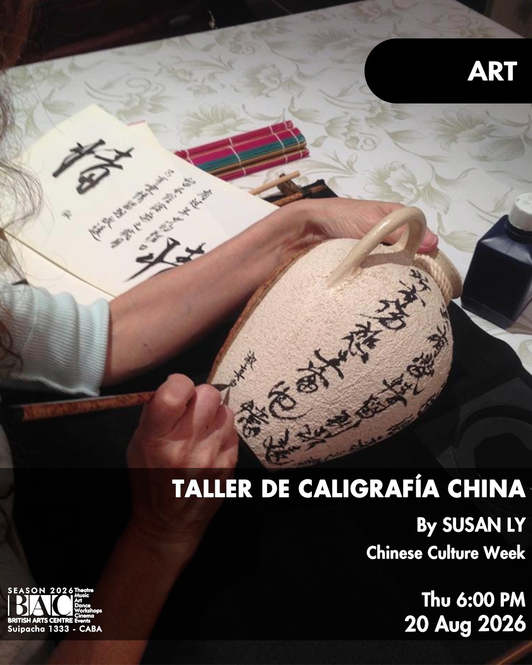TALLER DE CALIGRAFÍA CHINA